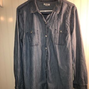Old Navy Jean button up shirt